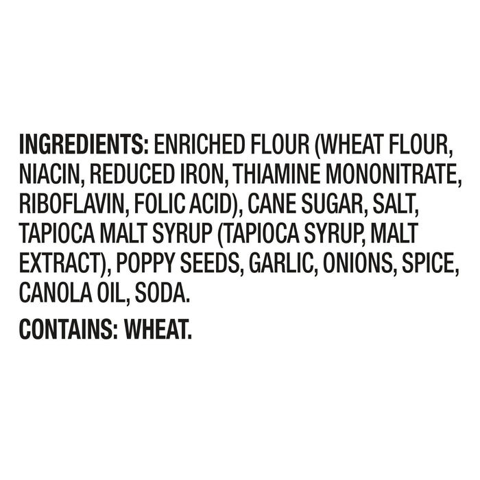 Pretzel Crisps Everything Pretzel Thins, 14 oz - 12 Pack