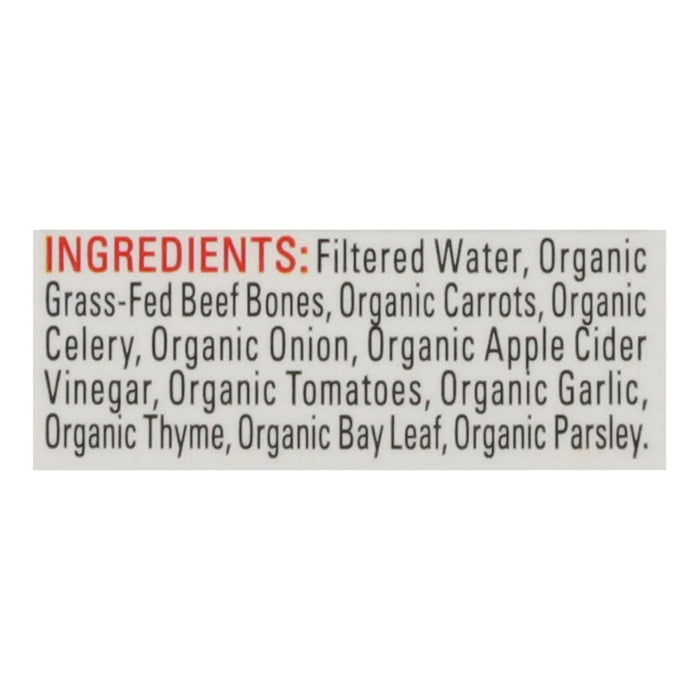 Bonafide Provisions Organic Beef Bone Broth, Non-GMO, 6 x 16.9 fl oz Cartons