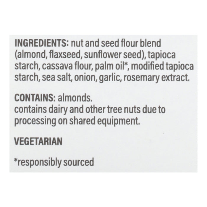 You Need This Cracker Almond Flour Sea Salt - Pack of 6 - 3.5 Oz Crisps