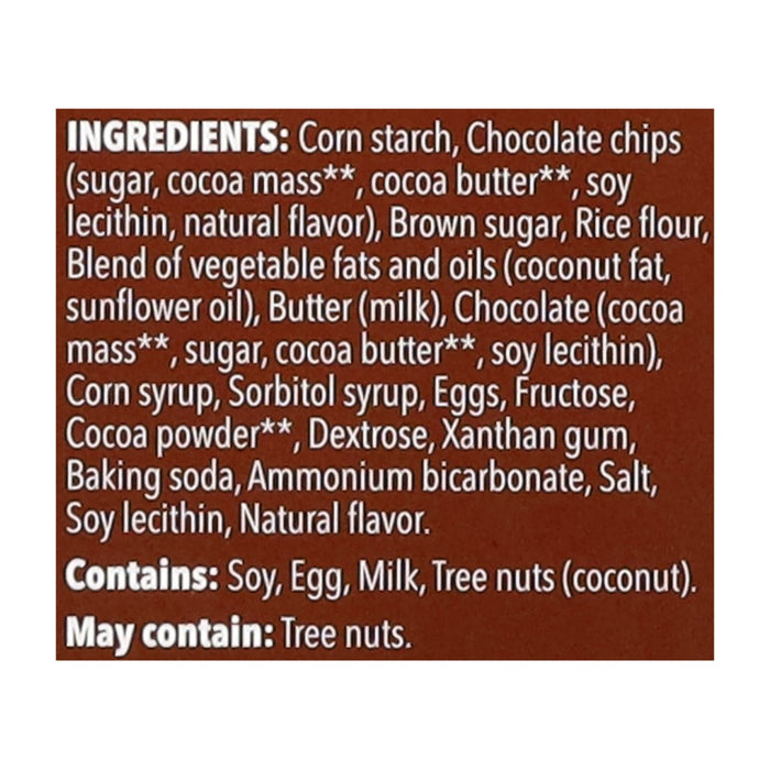 Schar Gluten-Free Soft Baked Double Chocolate Cookies, 7.4 oz, 6 Count