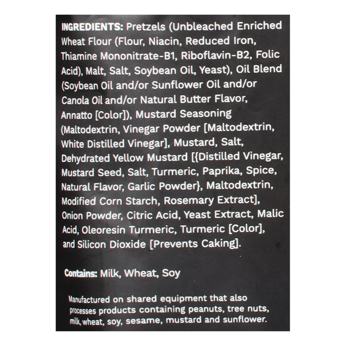 Pop Daddy Pretzel Sticks, Yellow Mustard, Pack of 12 - 7.5 oz Bags