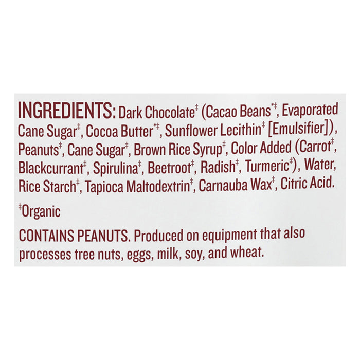 Justin's Dark Chocolate Peanut Butter Cups Pieces, Organic, 6 x 4.5 oz