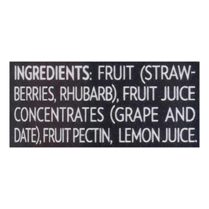 St Dalfour Strawberry Rhubarb Fruit Spread (Pack of 6) - 10 oz