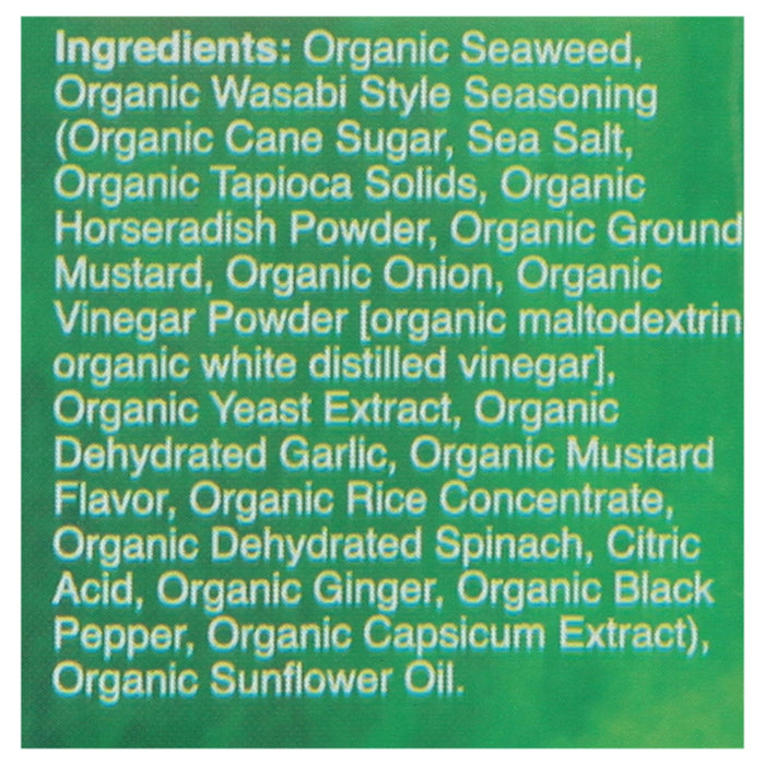 Ocean's Halo Wasabi Seaweed Snacks, .14 oz, 20-Count