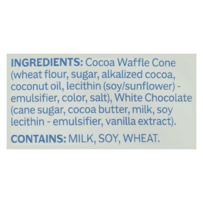 Muddy Bites Cookies & Cream - Crispy Waffle Cone Snacks (Pack of 12 - 2.33 Oz)