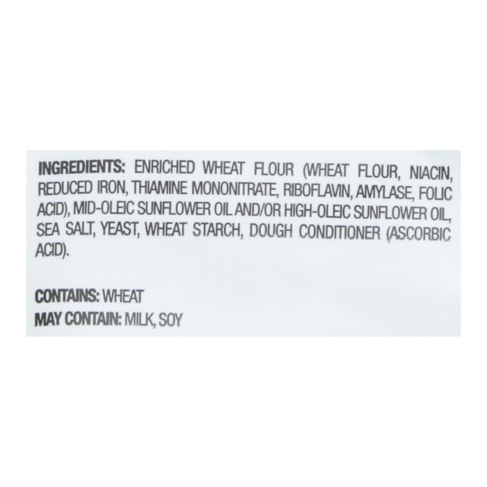 Pretzelized Pita Chips Sea Salt, 12 x 7 oz - Crispy Baked Snack