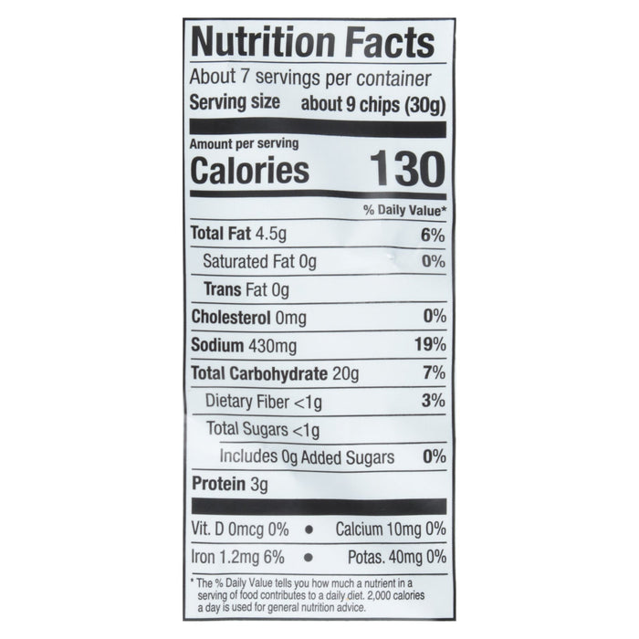 Pretzelized Pita Chips Sea Salt, 12 x 7 oz - Crispy Baked Snack