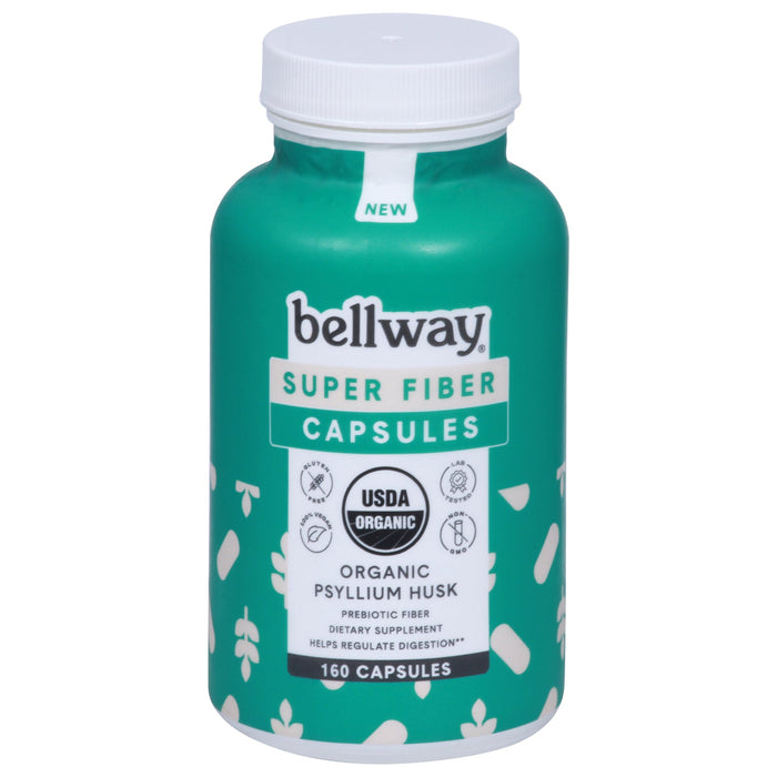 Bellway Super Fiber Caps for Regularity - 160 Count
