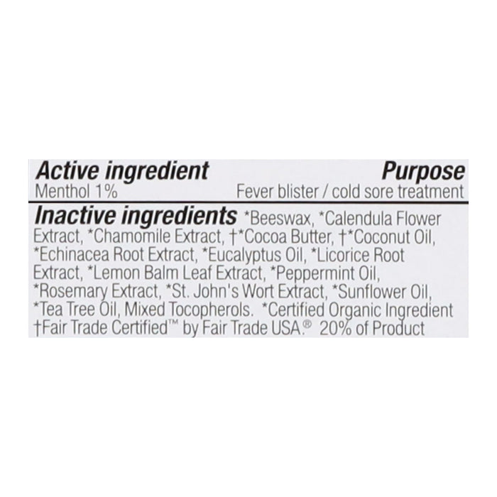 Ecolips Medicated Lip Balm - Cold Sore Treatment - .15 Oz - Pack of 8