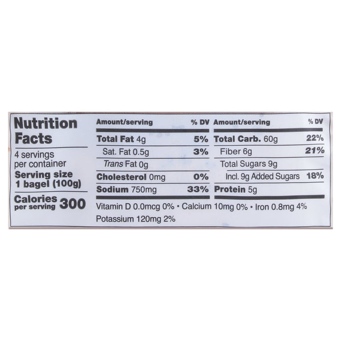 Schar Gluten-Free Everything Bagels, 4 Bagels - 14.1 Oz