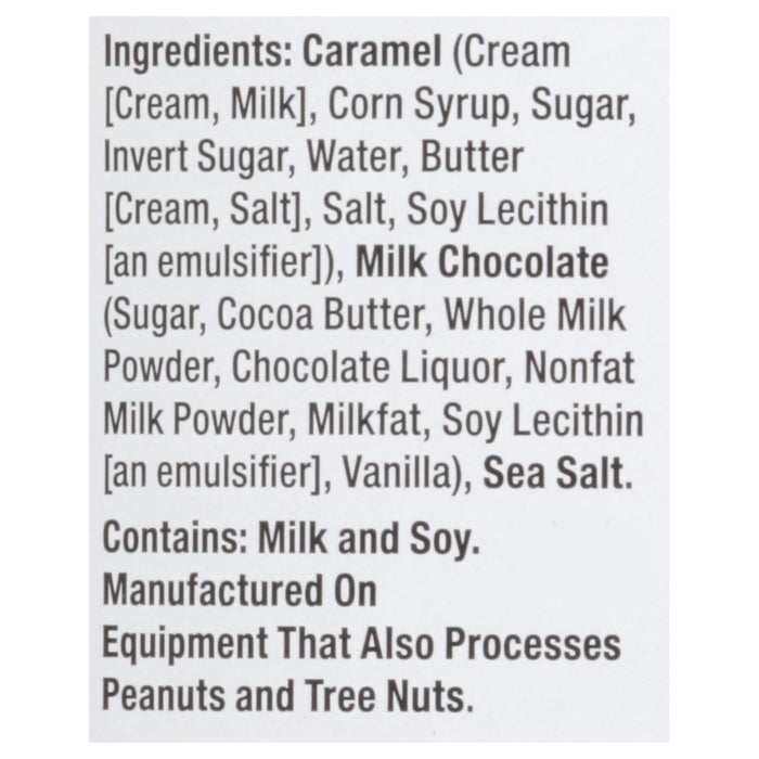 Sanders Milk Chocolate Sea Salt Caramels - 6 Count - 18 oz