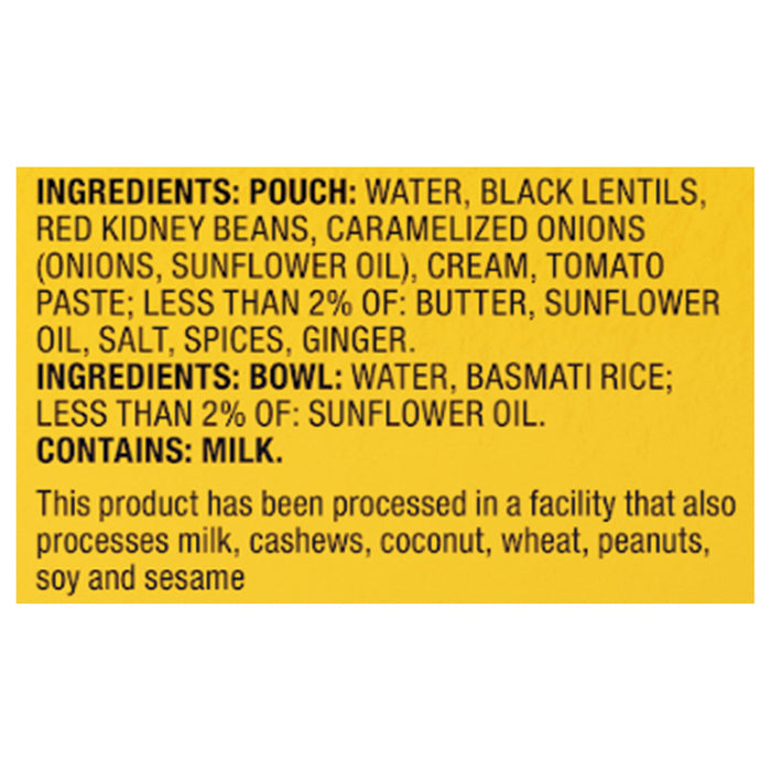 Tasty Bite Chili & Rice Bowl, 8.8 oz, 6-Pack - Ready to Eat Indian Meal