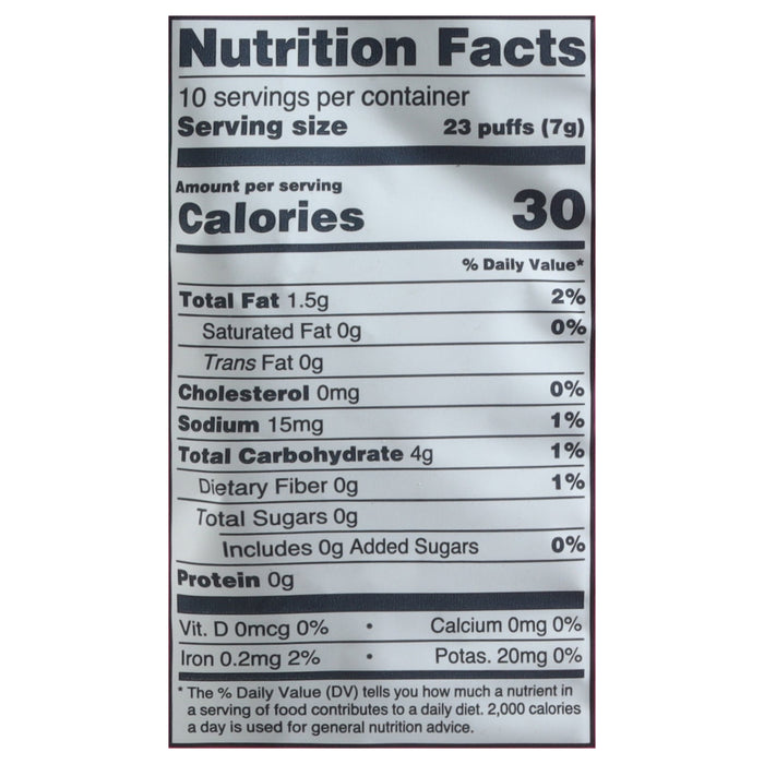 Lesser Evil Lil' Puffs Star Berry Organic Puffs - 5 Pack of 2.5 Oz Bags