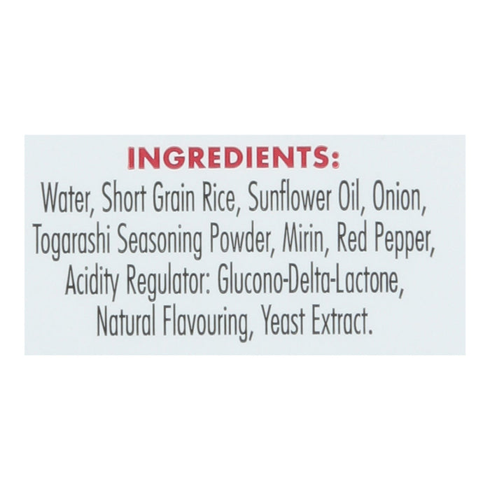 Veetee Sticky Rice Spicy Japanese Togarashi, 6 x 9.9 oz Cups