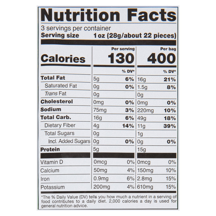 Harvest Snaps Sea Salt Crisps, 12-3 Oz Bags - Baked Pea Snack Crisps