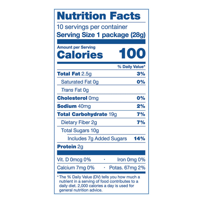 Nature's Bakery Blueberry Mini Fig Bars - 6 x 10 oz Packs