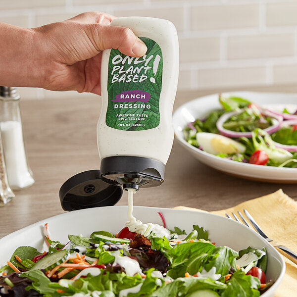 Only Plant-Based® Ranch Dressing - Creamy, Vegan, Gluten-Free (8 x 11 oz)