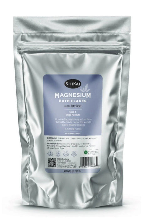 Shikai Products - Magnesium Arnica Bath Flakes, 2 lb - Muscle Soak and Relax