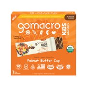 Gomacro Macrobar Peanut Butter Cup for Kids (7 Pack, 6.3oz Each)