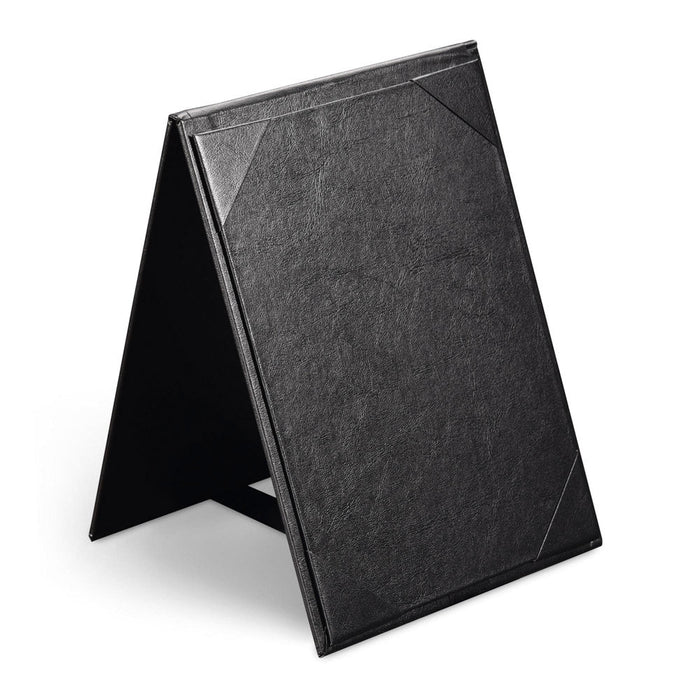 Yescom Table Tents Double Sided Cards Holder PU Leather