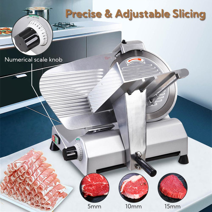 Yescom 12" Heavy Duty Meat Slicer Professional Food Slicer