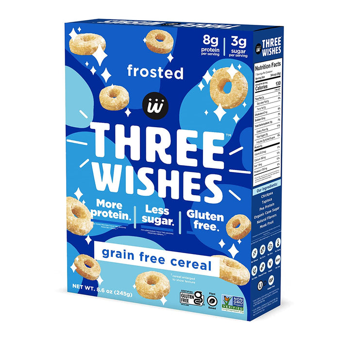 Three Wishes Cereal Frosted Gluten Free 6 - 8.6 Oz Boxes