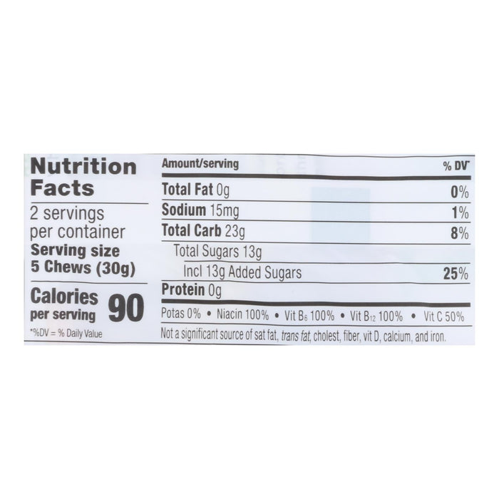 PROBAR Bolt Organic Energy Chews – Pink Lemonade, 2.1 oz (Case of 12)