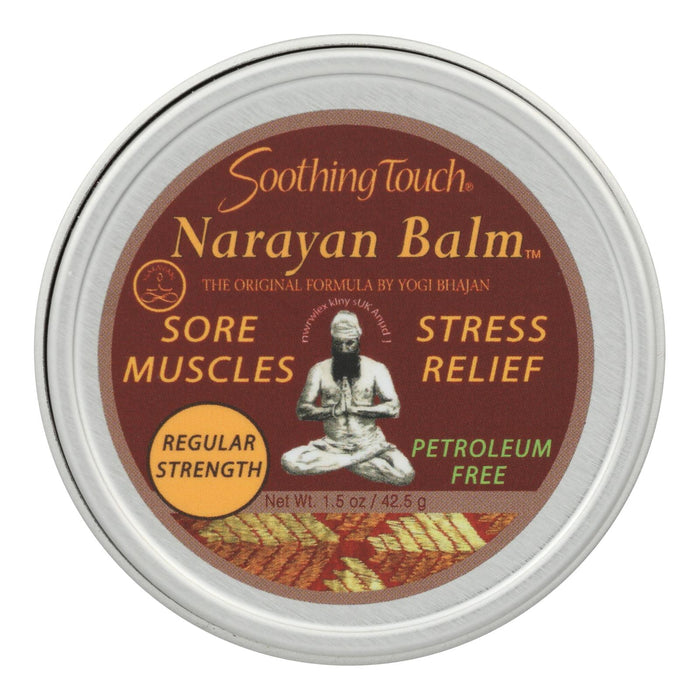 Soothing Touch Narayan Balm Regular Strength (6-Pack, 1.5 Oz) - Muscle Soreness & Stress Relief - Clove, Eucalyptus, Peppermint Essential Oils - Non-GMO, Cruelty-Free Pain Relief