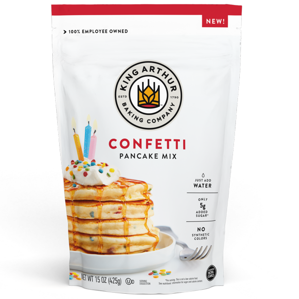 King Arthur Baking Company Pancake Confetti Mix (Pack of 6 - 15 oz)