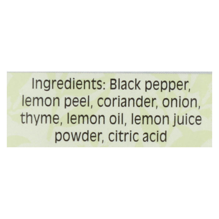 Spice Hunter All Natural Lemon Pepper Seasoning Blend, Salt-Free, GMO-Free, Kosher, Case of 6 - 1.8 Oz Bottles