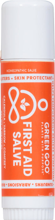 Green Goo Natural First Aid Salve Stick - .6 Oz - Pack of 12