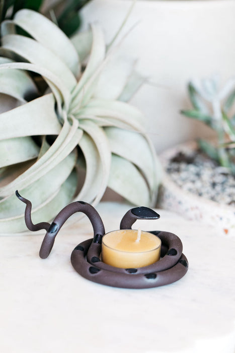 Ceramic Snake Tealight Holder
