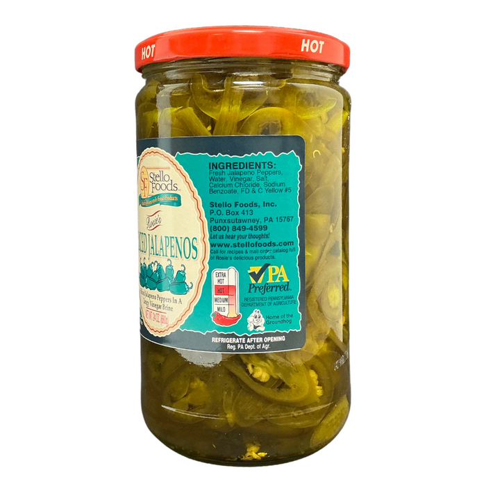 Stello Foods - Rosie's Jalapeños Sliced 24 oz