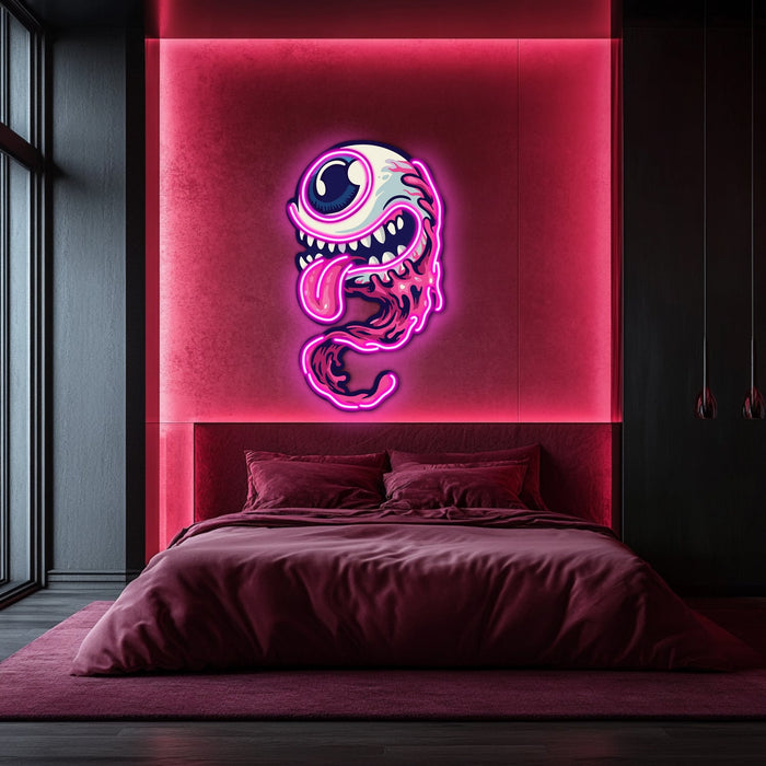UV Printed Eye Neon Wall Art- LV0071