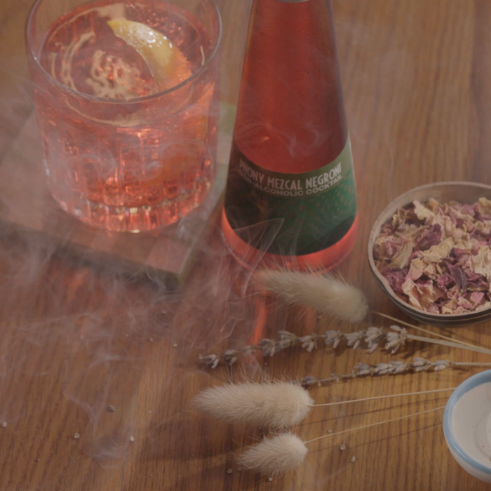 Non-Alcoholic Phony Mezcal Negroni.