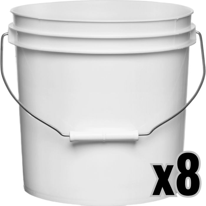 2 Gallon Round Bucket and Lid with Gasket