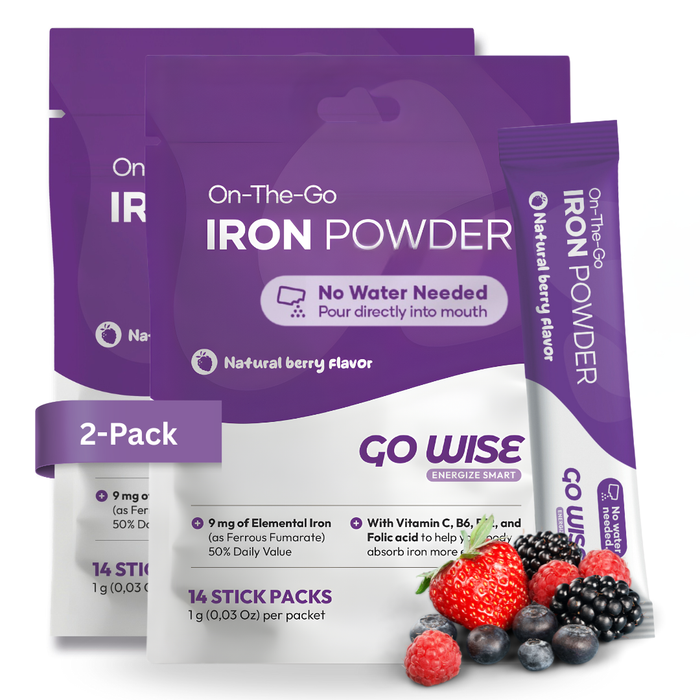 Gentle Iron Supplement for Women and Men (No Water Needed)
