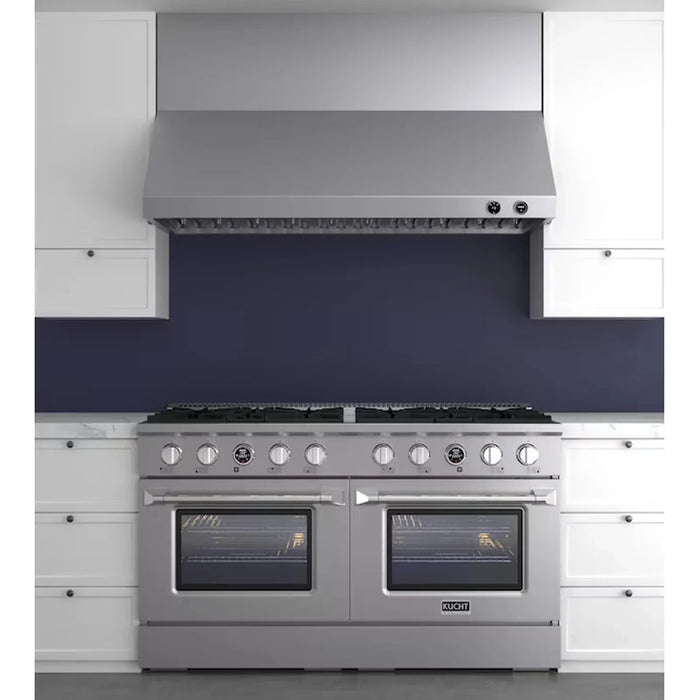 Kucht 60" Ducted Under Cabinet Range Hood Stainless Steel with Digital Controls KRH600-SS