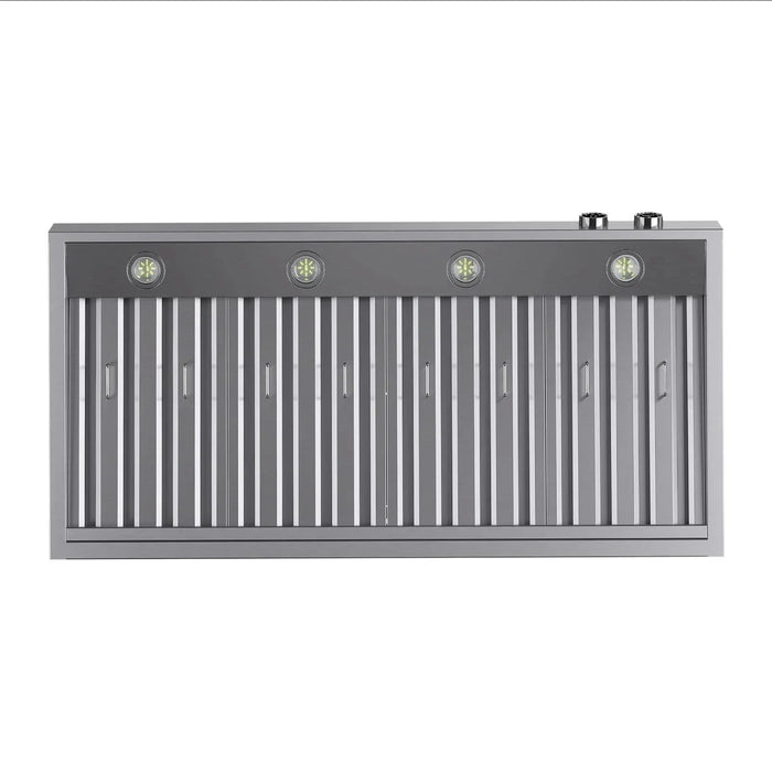 Kucht 48" Ducted Under Cabinet Range Hood Stainless Steel with Digital Controls KRH480-SS