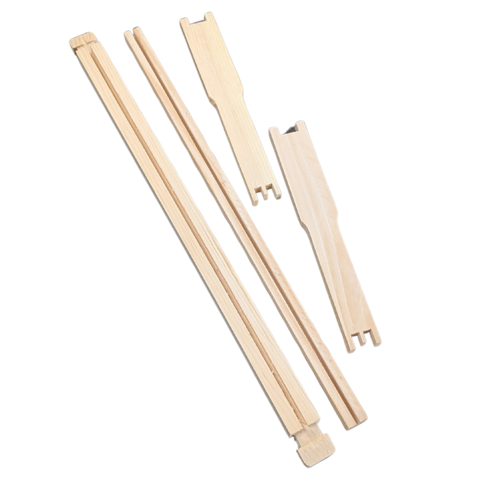 Deep 9 1/8-Inch Langsroth Frame, Unassembled, Grooved Top / Grooved Bottom