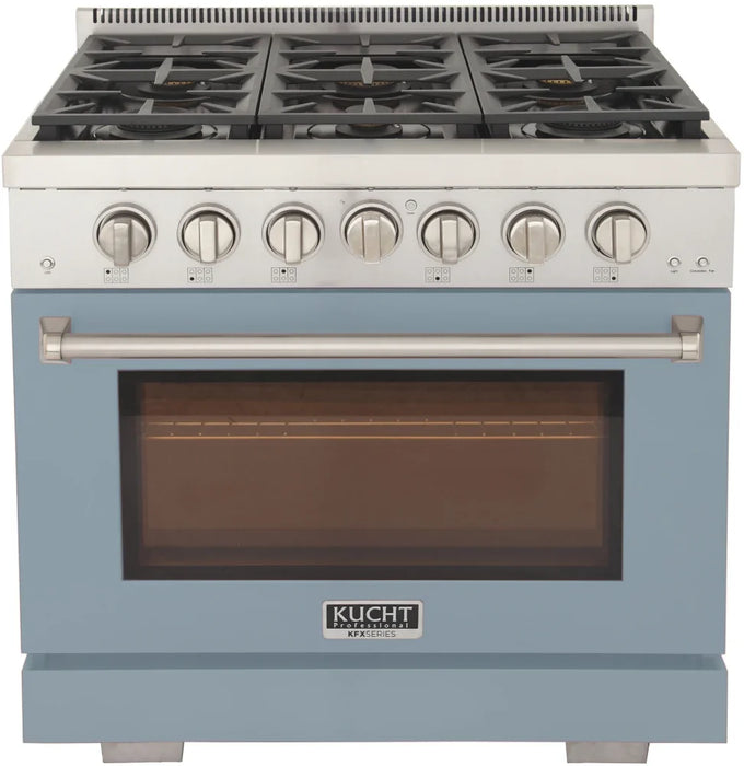 Kucht 36" Freestanding Professional Gas Range KFX3600X-LB