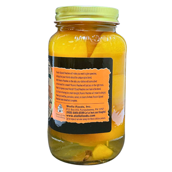 Stello Foods - Rosie's Spiced Peaches 28 oz
