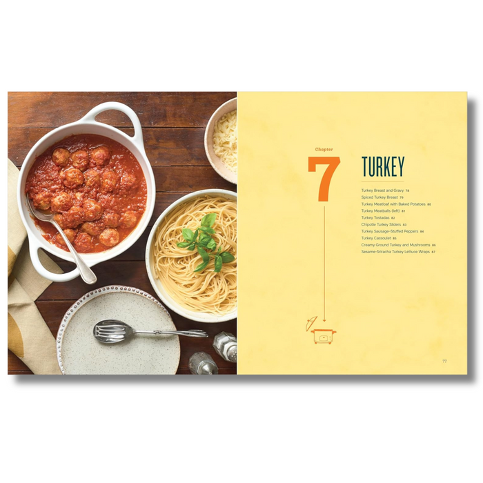 The Easy 5-Ingredient Slow Cooker Cookbook: 100 Delicious No-Fuss Meals for Busy People (Spiral Bound)