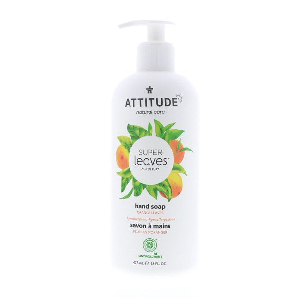 Attitude Natural Plant and Mineral Hand Soap - Orange Leaves - 16 Oz