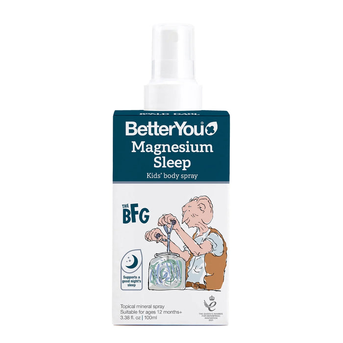 Betteryou Mag Sleep Body Spray for Kids, 3.38 fl oz - Natural Sleep Aid