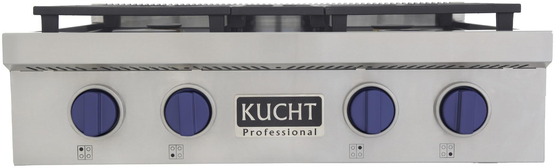 Kucht 30" 4 Burners Stainless Propane Cooktop KFX309T/LP-B