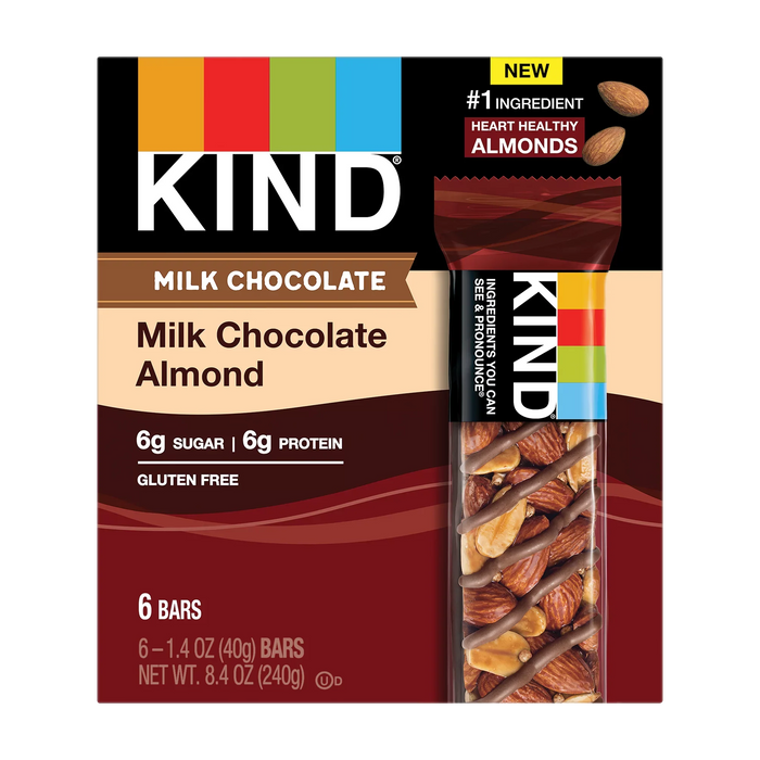 Kind Bar Milk Chocolate Almond (12 x 1.4oz)