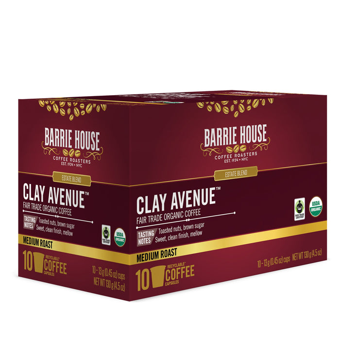 Barrie House - Coffee Clay/ave Ssrv (Pack of 6-10/4.5oz)