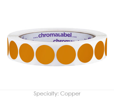 3/4" Permanent Round, Color-Code Dots: 1,000/Roll