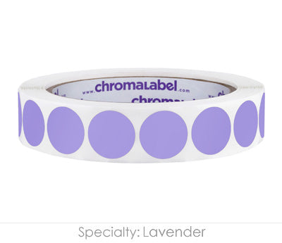 3/4" Permanent Round, Color-Code Dots: 1,000/Roll